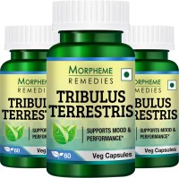Morpheme Remedies Tribulus Terrestris Caps 500mg Extract (Pack Of 3)(180 No)