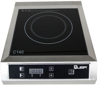 Quba C140 5000 Watt Commercial Induction Induction Cooktop(Silver, Touch Panel)