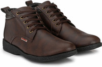 Provogue PRO-CAP-AW1016 Boots For Men(Brown)