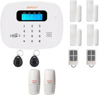 KONLEN Wireless Smart GSM Alarm System with Voice & RFID APP Control Easy to Install for Home and Office - Kit C Wireless Sensor Security System