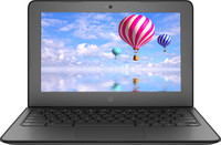 HP Chromebook 11 G6 EE Celeron Dual Core - (4 GB/32 GB EMMC Storage/Chrome OS) 3NU58UT Laptop(11.6 inch, Grey, With MS Office)