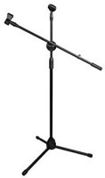 SYGA Microphone Stand Kit, Portable Projector Stand with 360° Panorama Ball Head and Cell Phone Stand for Photo and Video with Carrying Bag Microphone Stand(Black)