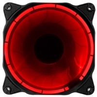 BBC 3*RING FAN RED LED 120MM Cooler(BLACK WITH RED LED)