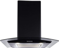 Elica ESCG BF 60 NERO Wall Mounted Chimney(Black 1100 CMH)