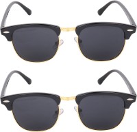 Aligatorr Spectacle  Sunglasses(For Men & Women, Black)