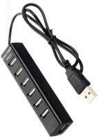 OLECTRA HI SPEED USB 2.0 HUB 7 PORT 480 MBPS MULTI PURPOSE USB Adapter (Black) USB Adapter(Multicolor)