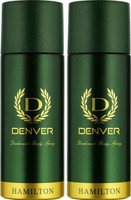 Denver Hamilton Deodorant Deodorant Spray - For Men(330 ml, Pack of 2)