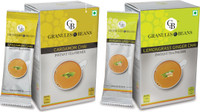 Granules and Beans LEMONGRASS GINGER CARDAMOM Instant Tea Premix - (20 Sachetx14gm=280gm) Lemon Grass Instant Tea Pouch(2 Bags)