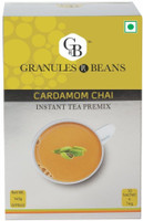 Granules and Beans Cardamom (Elaichi) Instant Tea Premix - (10 Sachet x 14gm=140gm) ??? Cardamom Instant Tea Pouch(10 Bags)