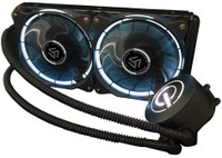 BBC alseye 240 mm water cooler rainbow led with high performance Cooler(Black)