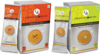 Granules and Beans LEMONGRASS GINGER and MASALA Instant Tea Premix - (20 Sachetx14gm=280gm) Lemon Grass, Spices Instant Tea Pouch(2 Bags)
