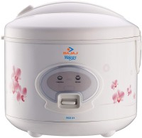 BAJAJ New RCX 21 Electric Rice Cooker with Steaming Feature(1.8 L, White)