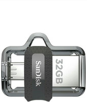 SanDisk ULTRA Dual Drive, M3.0 32 GB Pen Drive(Black, Silver)