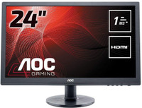 AOC 24 inch Full HD LED Backlit Monitor (E2460SH)(Response Time: 1 ms)