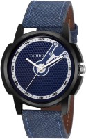 TARIDO Standard blue dial blue leather strap analog wrist Analog Watch  - For Men