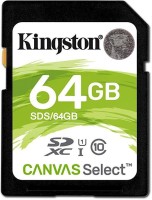 KINGSTON Canvas Select For Camera 64 GB SDXC UHS Class 1 80 MB/s  Memory Card