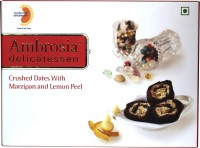 AMBROSIA DELICATESSEN Crushed Dates with Marzipan and Lemon Peel Dates(250 g)