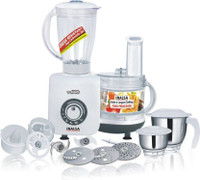 Inalsa Marvel 800 W Food Processor(White, Grey)