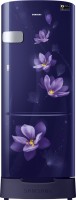 SAMSUNG 192 L Direct Cool Single Door 5 Star Refrigerator with Base Drawer(Magnolia Blue, RR20M2Z2XU7/NL,RR20M1Z2XU7/HL)