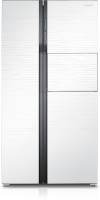 SAMSUNG 591 L Frost Free Side by Side Refrigerator(Shiny River White, RS554NRUA1J/TL)