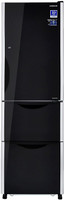Hitachi 404 L Frost Free Triple Door Refrigerator(Glass Black, R-SG38FPND)