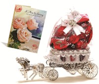 Skylofts Beautiful Horse Chocolate Gift with sorry card (10pcs assorted chocolates) Combo(80gms)