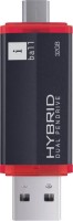 Iball Hybrid Dual 32GB Pendrive Wth Micro-B & Standard USB Interface 32 GB OTG Drive(Black, Type A to Micro USB)