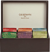 GOODWYN ALLURING CHEST 60 TEA BAGS- A ROYAL EXOTIC WOODEN TEA BOX - BEST DIWALI GIFT Tea Bags Festive Gift Box(240 g)