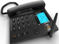FOR GSM DUAL SIM F1+FIX WIRELESS PHONE,CORDED&CORDLESS Corded & Cordless Landline Phone with Answering Machine(Black)