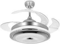 Kanz Enterprises K-403 Silver 1330 mm 4 Blade Ceiling Fan(Silver, Pack of 1)