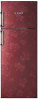 BOSCH 347 L Frost Free Double Door 2 Star Refrigerator(Wine Red, KDN43VV30I)
