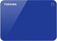 TOSHIBA Canvio Advance 1 TB Wired External Hard Disk Drive (HDD)(Blue, External Power Required)