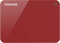 TOSHIBA Canvio Advance 2 TB Wired External Hard Disk Drive (HDD)(Red)