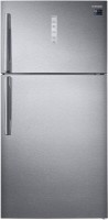 SAMSUNG 637 L Frost Free Double Door 3 Star Refrigerator(Grey/EZ Clean Steel/VCM, RT61K7058SL/TL)