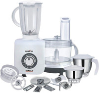 Inalsa Craze Dx 700 W Food Processor(White, Grey)