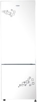 View Haier 320 L Frost Free Double Door 3 Star Refrigerator(Mirror Glass, HRB-3404PMG-E)  Price Online
