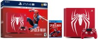 SONY PS4 Pro 1 TB with Marvel Spider Man(Red)