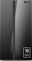 View Koryo 584 L Frost Free Side by Side Inverter Technology Star Refrigerator(Black, KSBS605BKINV)  Price Online