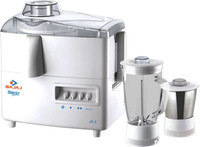 BAJAJ Majestyn JX 4 JMG 450 Juicer Mixer Grinder (2 Jars, White)