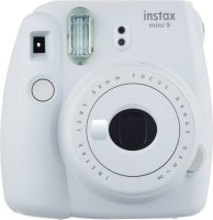 FUJIFILM Instax Camera Instax Mini 9 Joy Box with Instant Camera + Twin Film Pack + Carry Case + Photo Frames & Albums - Smokey White Instant Camera(White)
