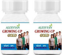 AlexVyan 120 Capsule More Powerful New Growing Up Gold Speed Height Ayurvedic Extract(120 No)