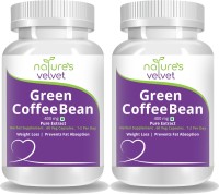 Natures Velvet Lifecare Green Coffee Bean Pure Extract 400 mg, 60 Veggie Capsules - Pack of 2(120 No)