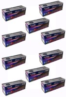 Formujet F 12A Toner Cartridge (Set of 10) Compatible for HP LaserJet - 1010, 1012, 1015, 1018, 1020, 1022, 1022n, 3020, 3030, 3050, 3052, 3055, M1300, M1319f Canon 2900 Black Ink Toner