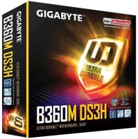 GIGABYTE B360M DS3H Motherboard(Black)