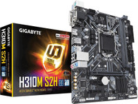 GIGABYTE H310M S2H Motherboard(Black)