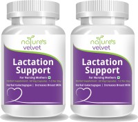 Natures Velvet Lifecare Lactation Support Herbal Formulation For Nursing Mothers, 60 Veg Caps - Pack of 2(120 No)