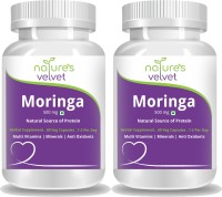 Natures Velvet Lifecare Moringa Leaf Extract 500 mg, 60 Veggie Capsules - Pack of 2(120 No)