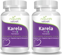 Natures Velvet Lifecare Karela Pure Extract 500 mg, 60 Veggie Capsules - Pack of 2(120 No)