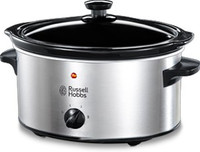 RUSSELL HOBBS RU-23200 Slow Cooker(3.5, Silver, Black)