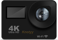 Knotyy Action Camera 4K Sports and Action Camera(Black, 16 MP)